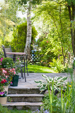 Terrasse - Naturstein Quarzit