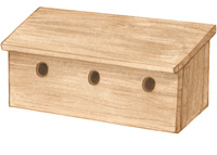 Reihenhaus für Sperlinge