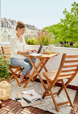 Möbel für den Balkon