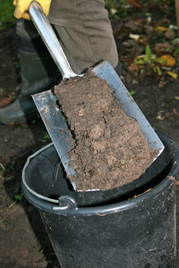 Erde - Mischprobe fürs Labor Erde - Mischprobe fürs Labor
