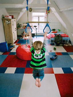 Linoleum ist im Kinderzimmer