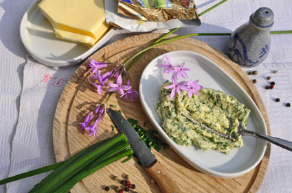 Selbst gemachte Kräuterbutter